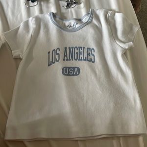 Brandy Melville Los Angeles baby tee
